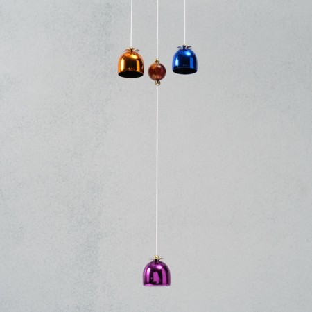 Wind Music Metal "Color Bells" 9 bells 64 cm-5