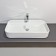 Haller shell Comforty 78574-70, rectangular, white color, 70 cm