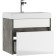 Domino Tumba Karlo under the Classica 50 sink, suspended, concrete, with 1 box