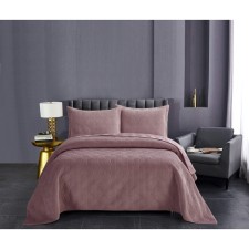 Sofi de Marko “Roxanne” bedspread, size 230x250 cm, color ash rose