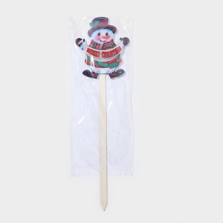 Topper luminous "snowman" 20.5x73.5 cm-5
