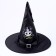 Carnival hat "Nightmare Fun" black, with a garland