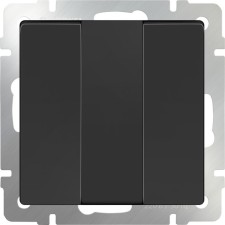 Three-valve switch WL08-SW-3G, black color