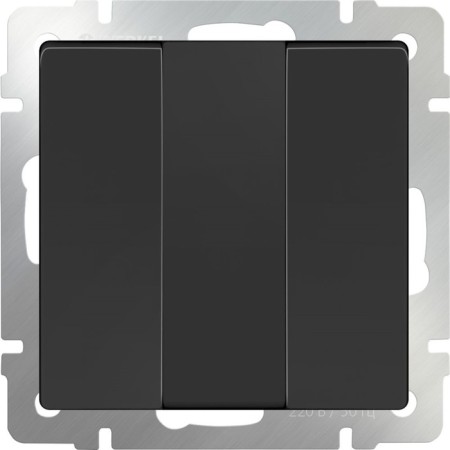 Three-valve switch WL08-SW-3G, black color