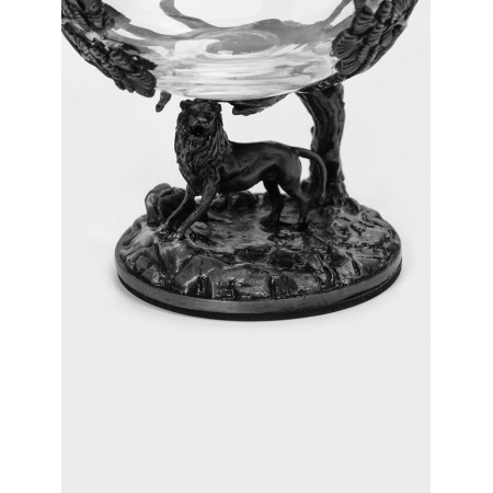 Cognac glass "Leo", 8.3 x 12.3, silver-4