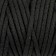 Knitting cord "Puff" 100% cotton width 5mm 100m (black)