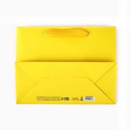 Laminated vertical package “Happy Birthday”, glitter, MS, 23 × 18 × 10 cm-4