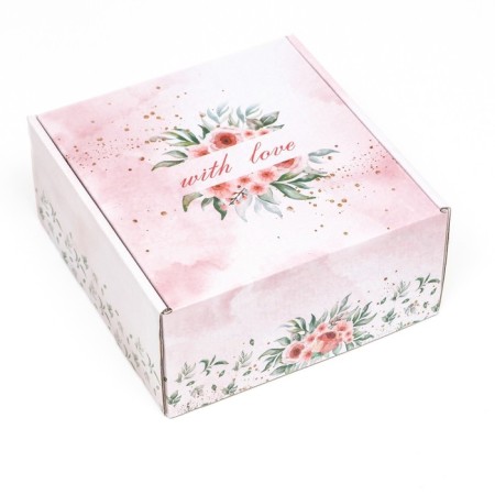 Self -charged box, without a window "With Love" 19 x 19 x 9 cm set 5 pcs-3