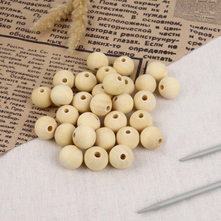 A set of beads for the macram "Circle", d = 20 mm, 30 pcs-1
