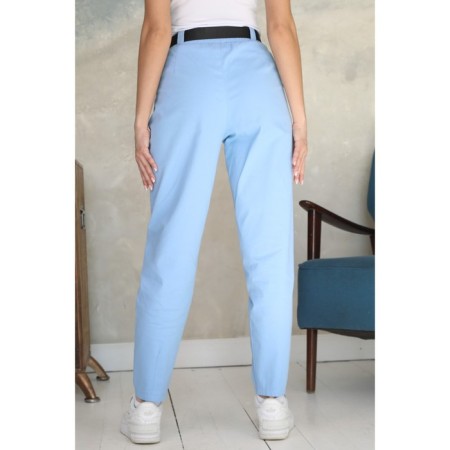 Women's pants, size 46, blue color-5