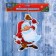 Santa Claus with bells of 13.5x17.5 cm, red