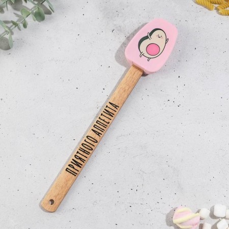 Silicone blade "pleasant appetite" on a mold substrate, 21.9 x 41.9 cm-2