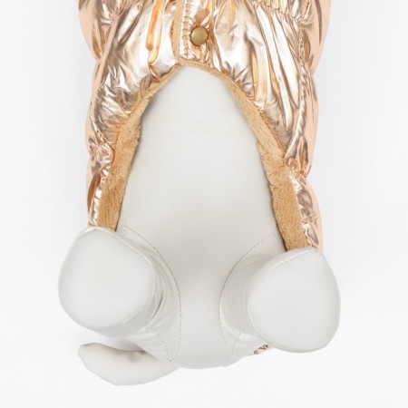 Dog jacket "Shine", S (DS 25, OG 37, Osh 24 cm, up to 5 kg), bronze-4