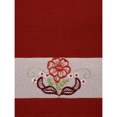 A set of wuffed napkins Diva Afrodita "Flowers", size 45x65 cm, 4 pcs-4