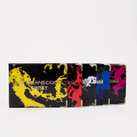 Cover for a student ticket, color mix-1