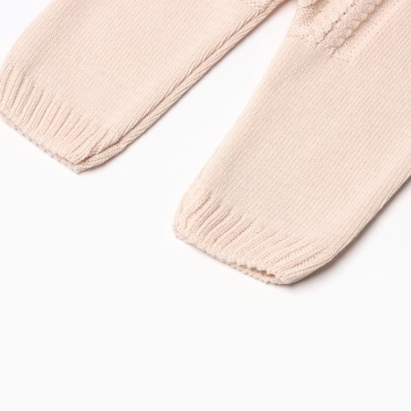 Combine Children's Knitted Minaku, height 92-98, beige color-8