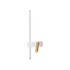 Светильник светодиодный настенный с выключателем на корпусе Ambrella light, LineTech, FL5207, LED, 7 Вт, 900Lum, 4200К, цвет белый песок, золото