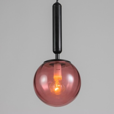Bayerlux lamp "Javier" E14 40W Black-red 15x15x35-185 cm-2