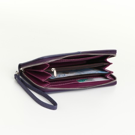 Women's wallet with lightning, purple color-3