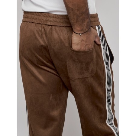 Joggers are sports male, size 50, brown color-13