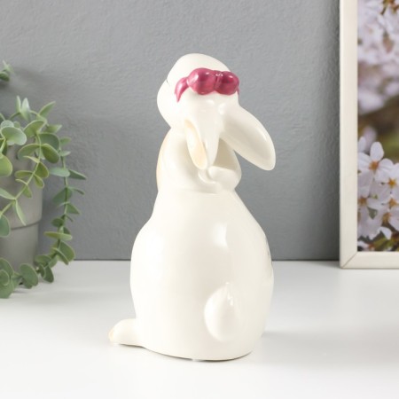 Souvenir Ceramics "Rabbits Milash" White Mix 20x10x10.5 cm-7