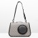 An animal carrier bag with a cage window, beige, 40 x 26 x 26 cm