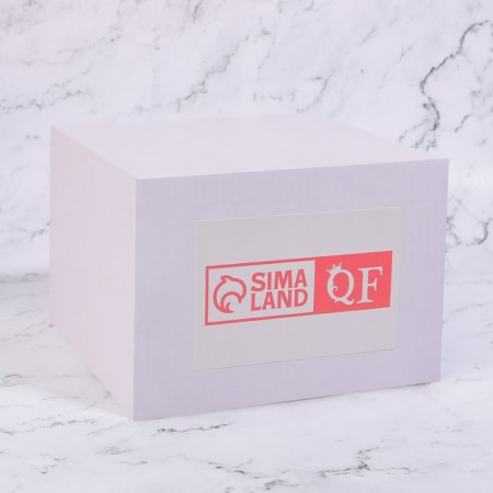 Great organizer for storage, with a lid, glass, with a mirror -bottom, 1 section, 10 × 10 × 6 cm, the color is transparent/copper-11