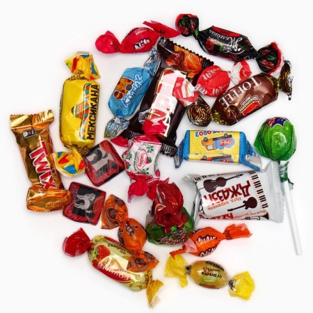 New Year. Gift set of sweets "Sweet couple" with a game and animation, 200 g-3