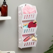 Bathroom shelf 45 x 11 x 17 cm, plastic