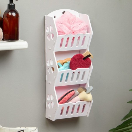 Bathroom shelf 45 x 11 x 17 cm, plastic