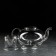 Hot kettle with glass sieve, 1.2 liters