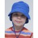 Panama for boys, size 53-54, blue color