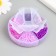 Glass 8/0 (3 mm) in the box "Violet" 6 colors x 10 g 8x8x2 cm