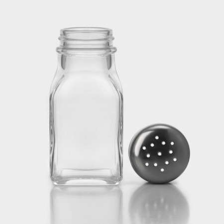 Set for spices glass BASIC, Solonka+Listen, 100 ml, 2 pcs-2