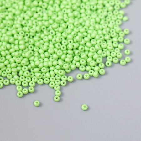 Glass beads 12/0 "pistachio" 15 grams