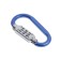Carabiner with the code lock of the tundra, the color is blue