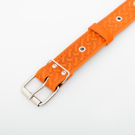 Belly leather embossed on the felt, dimensionless, 67 x 3.5 cm, Osh 31-60 cm, red-3