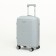 Small suitcase 20 "On a zipper, code lock, 4 wheels, color gray color