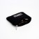 Children's textile wallet "Dino", 11x9x0.5 cm, black color