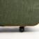 Road bag on wheels, lightning department, 3 outer pockets, long belt, green color