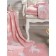 Terry towel unicorn, size 70x130 cm, pink color