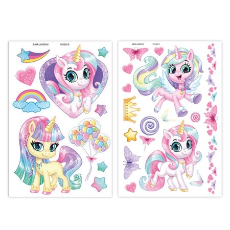 Children's tattoos, 2 sheets in the set-1