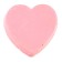 Folk shafts for drawing on the asphalt "heart", 6 colors, packing 30 pcs