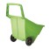 Garden cart, two -wheeled: load/p 30 kg, 95 l, green