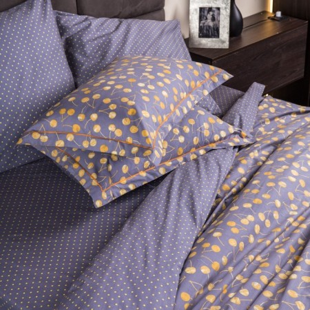 Bed linen 2 cherry, size 230x240 cm, 180x210 cm, 50x70 cm - 2 pcs-1