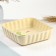 Baking capacity "Square wave" 1.5l / 6.5x23x23cm, peas