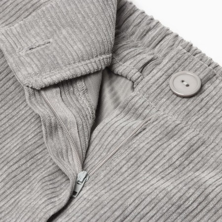 Women's pants Minaku: Velvet Collection Color Gray Rr. 46-6