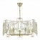 Suspended EVOLUCE lamp. Sle103403-07. Giano. 7x40 watts, E14, 65x65x28 cm, Shampan