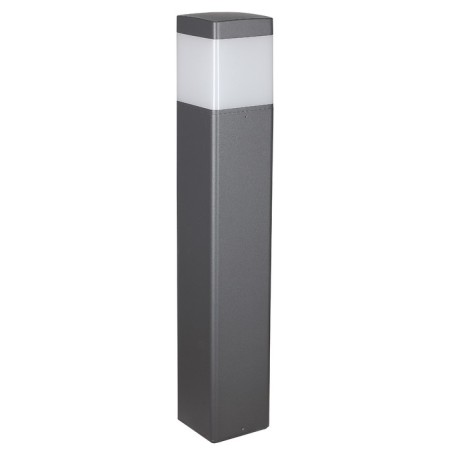 Street lamp Mantra Chicago, E27, 1x20W, 110x110x650 mm, dark gray color