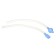 Nasal aspirator with a diverted pipe "Owl", the color of the blue